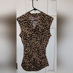 Women's animal print summer top